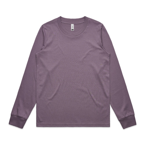 MAUVE wo's-dice-l/s-tee-mauve